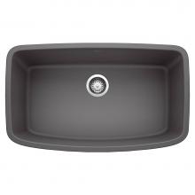 Blanco 441611 - Valea SILGRANIT 32'' Super Single Undermount Kitchen Sink - Cinder