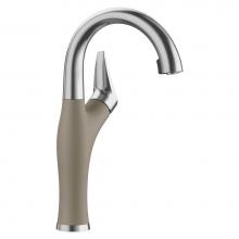 Blanco 526385 - Artona Pull-Down Dual-Spray Bar Faucet - PVD Steel/Truffle