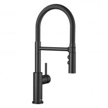 Blanco 443026 - Catris Flexo Semi-Pro Pull-Down Dual-Spray Kitchen Faucet - Matte Black