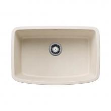 Blanco 443090 - Valea SILGRANIT 27'' Single Bowl Undermount Kitchen Sink - Soft White