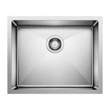 Blanco 443145 - Quatrus R15 22'' Single Bowl Undermount Stainless Steel Kitchen Sink