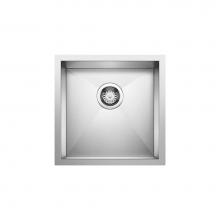 Blanco 443049 - Quatrus R0 17'' Stainless Steel Undermount Bar Sink