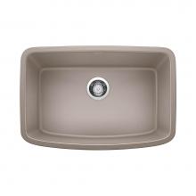 Blanco 442549 - Valea SILGRANIT 27'' Single Bowl Undermount Kitchen Sink - Truffle