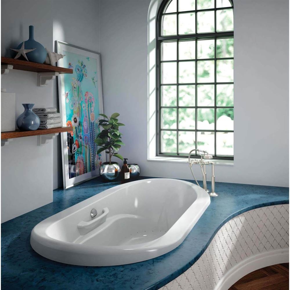 Amma Oval 7242 Flat Tub White