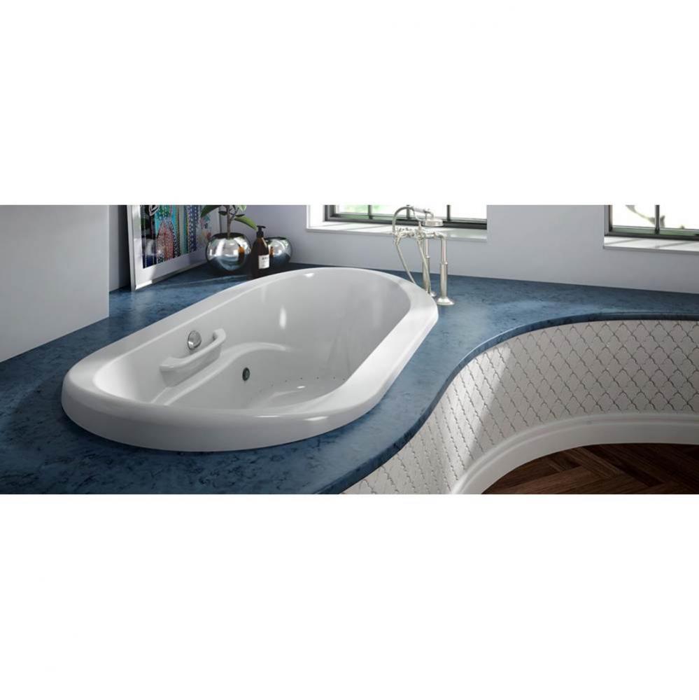 Amma Oval 7242 Raised Deck Tub White