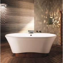 Bain Ultra BAMVOFN0N-02 - AMMA OVAL 7242 FS FLAT DECK TUB BISCUIT