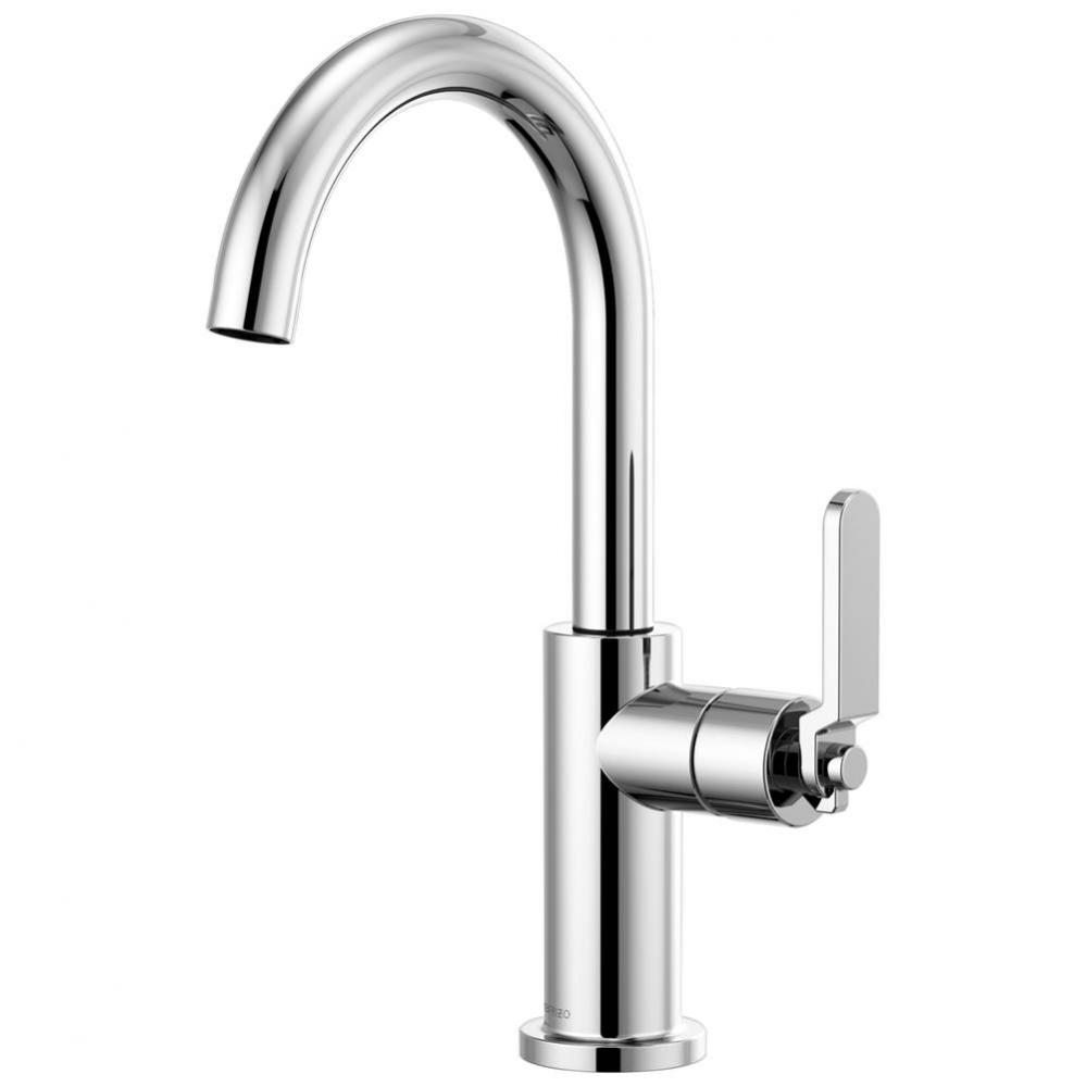 Litze® Bar Faucet with Arc Spout and Industrial Handle Kit