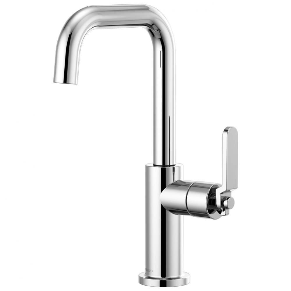 Litze® Bar Faucet with Square Spout and Industrial Handle Kit