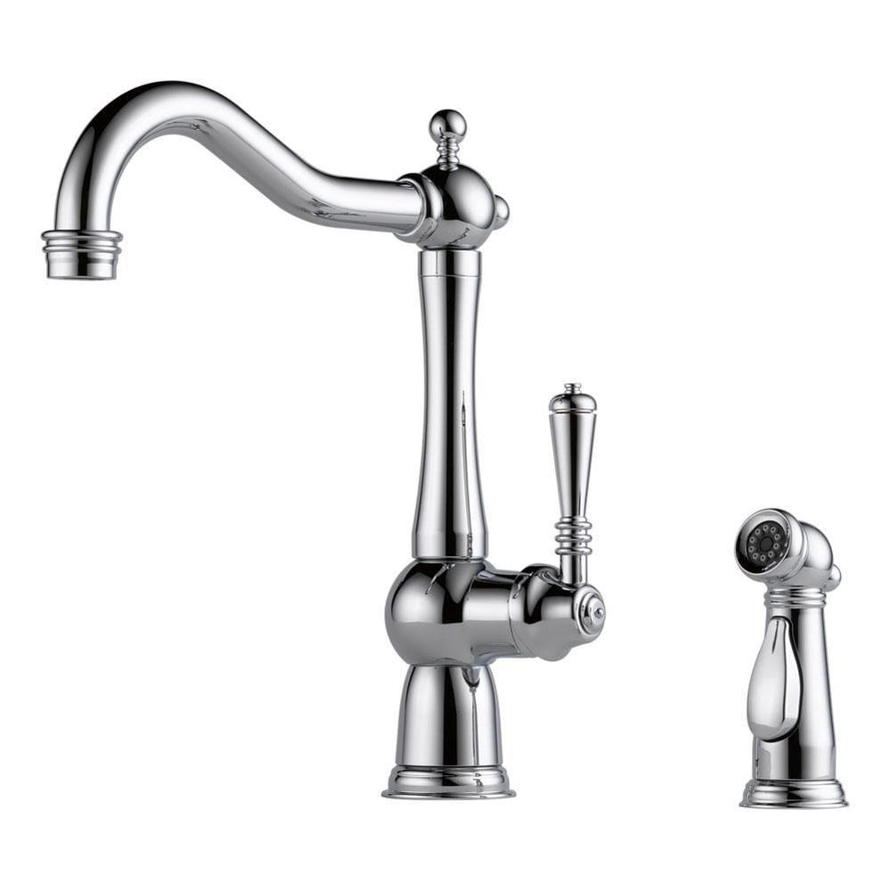 Tresa: Single Handle Kitchen Faucet with Spray