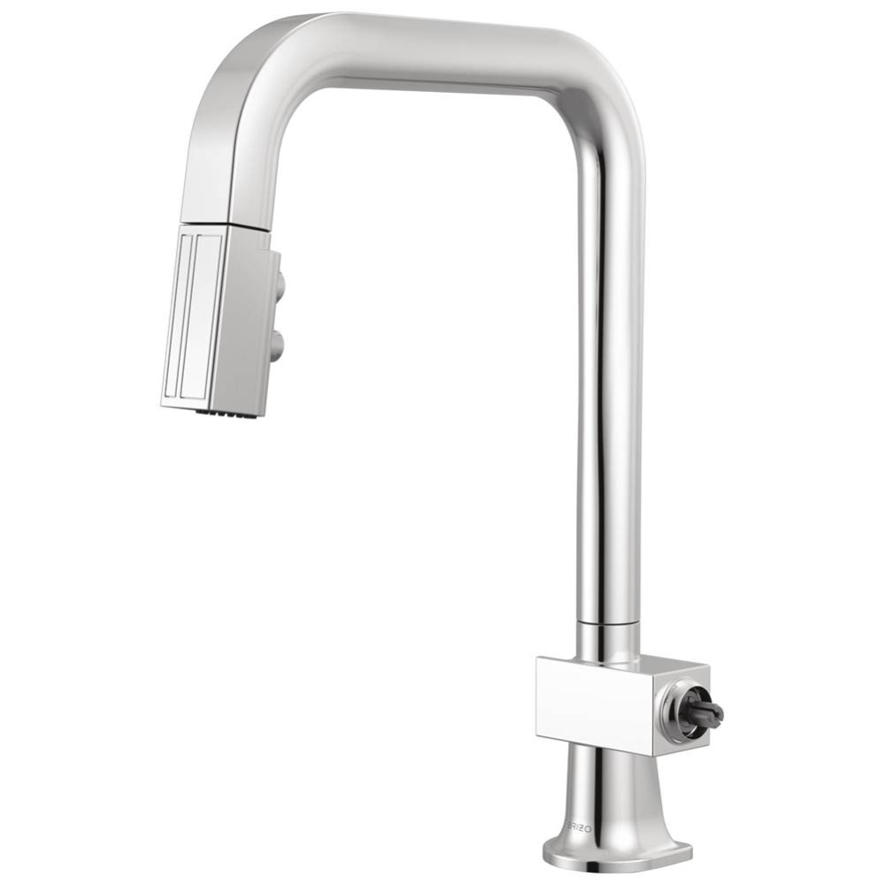 Frank Lloyd Wright Pull-Down Kitchen Faucet with Square Spout - Less Handle