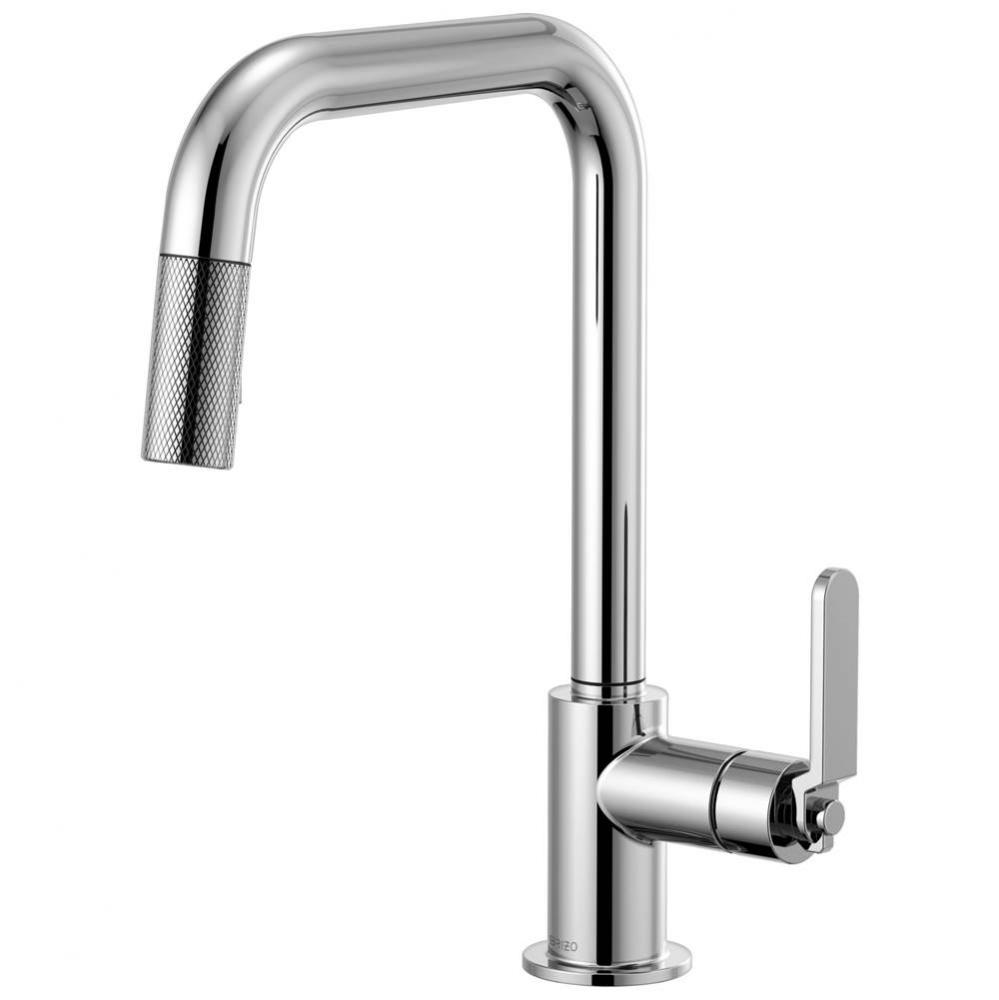 Litze® Pull-Down Faucet with Square Spout and Industrial Handle