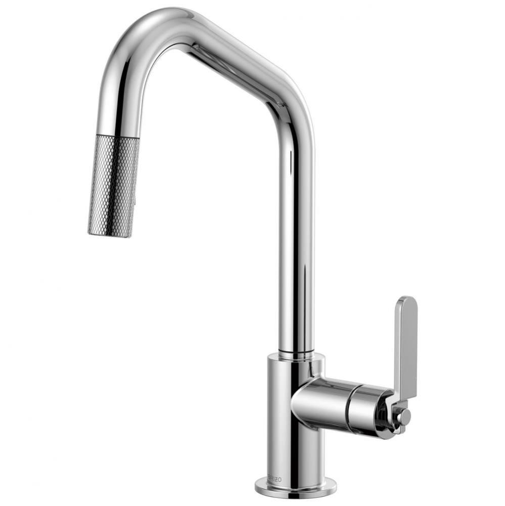 Litze® Pull-Down Faucet with Angled Spout and Industrial Handle