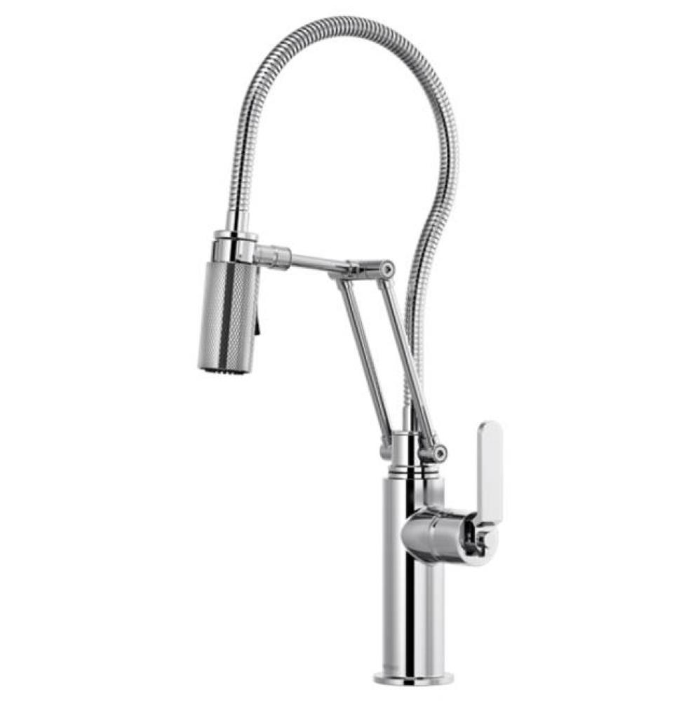 Litze® Articulating Faucet With Finished Hose