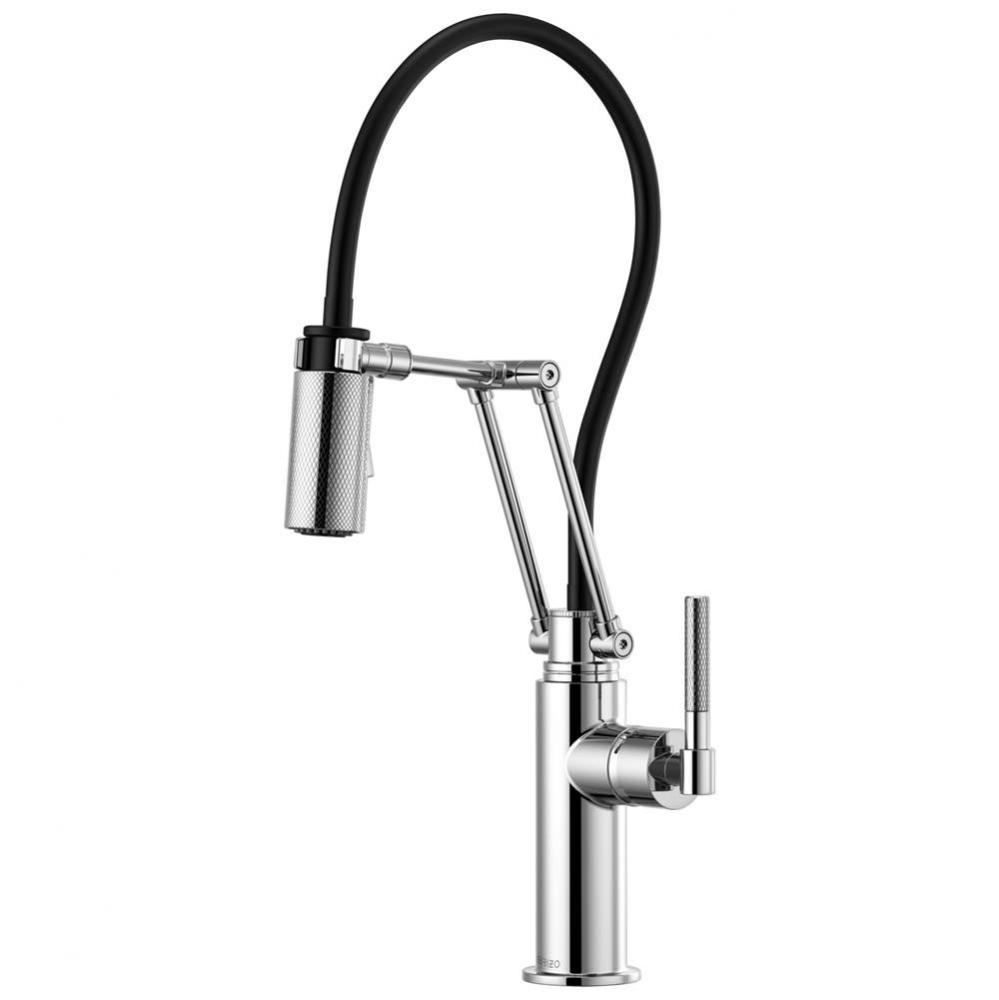 Litze® Articulating Faucet with Knurled Handle