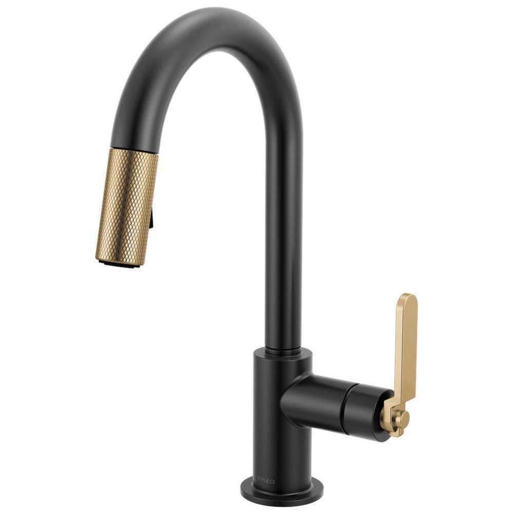 Litze® Pull-Down Prep Faucet with Arc Spout - Industrial Handle