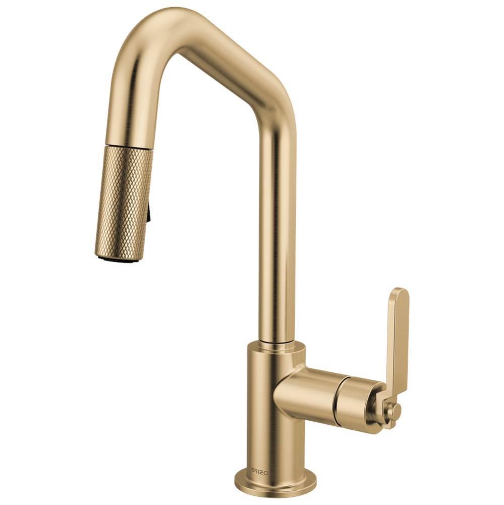 Litze® Pull-Down Prep Faucet with Angle Spout - Industrial Handle