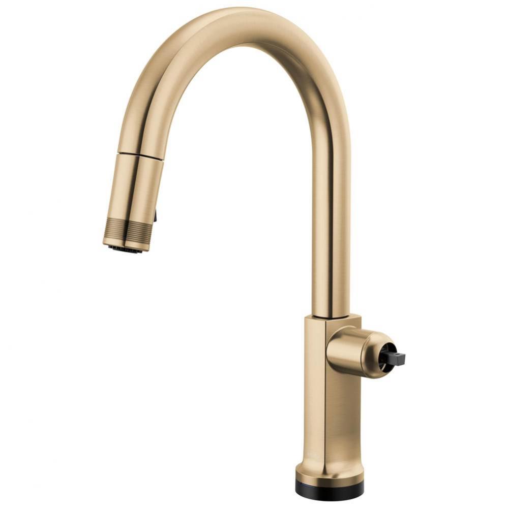 Kintsu® SmartTouch® Pull-Down Faucet with Arc Spout - Less Handle