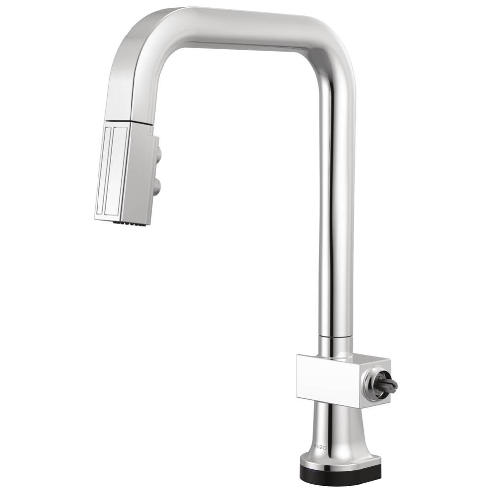 Frank Lloyd Wright SmartTouch Pull-Down Kitchen Faucet with Square Spout - Less Handle