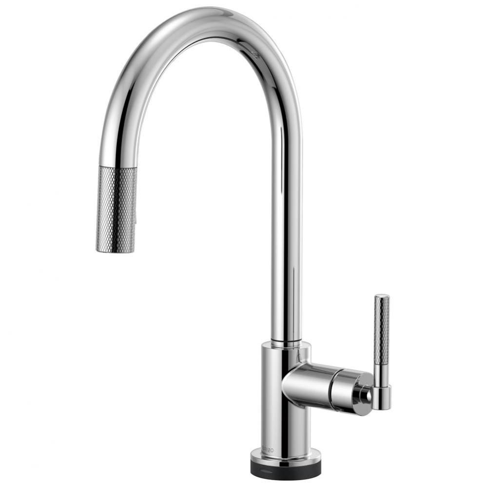 Litze® SmartTouch® Pull-Down Kitchen Faucet with Arc Spout and Knurled Handle