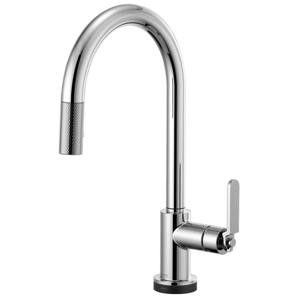 Litze® SmartTouch® Pull-Down Kitchen Faucet with Arc Spout and Industrial Handle