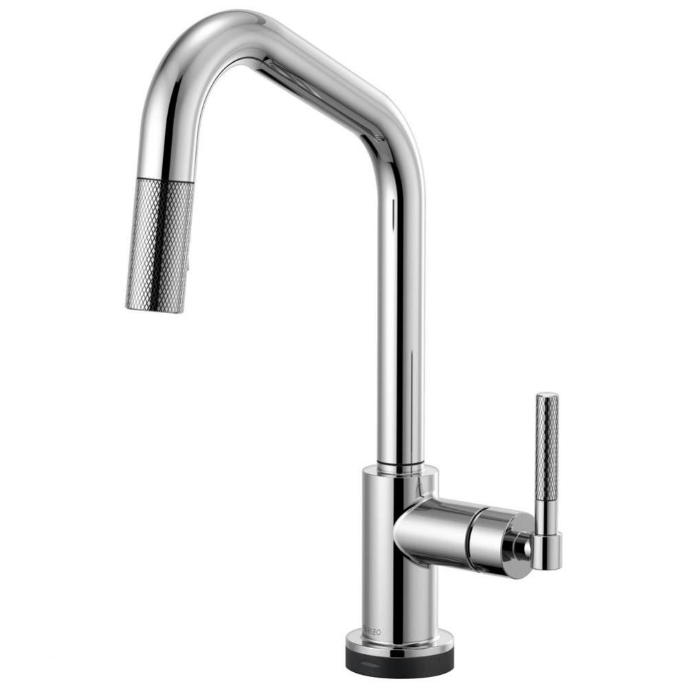 Litze® SmartTouch® Pull-Down Kitchen Faucet with Angled Spout and Knurled Handle