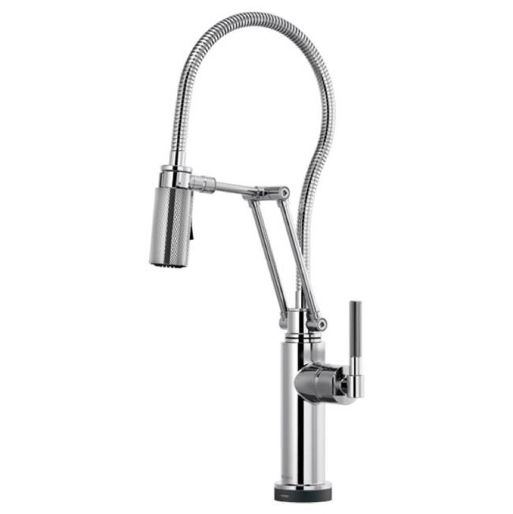 Litze® SmartTouch® Articulating Kitchen Faucet With Finished Hose