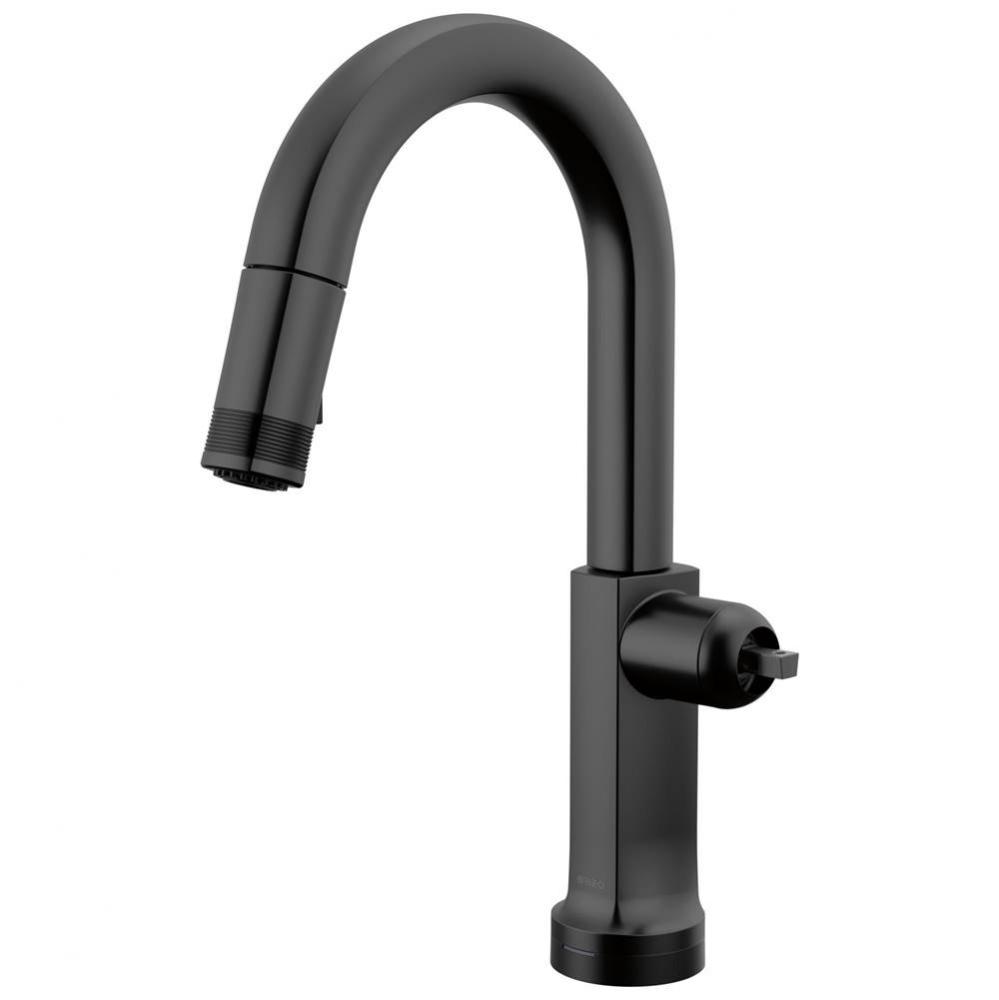 Kintsu® SmartTouch® Pull-Down Prep Faucet with Arc Spout - Less Handle