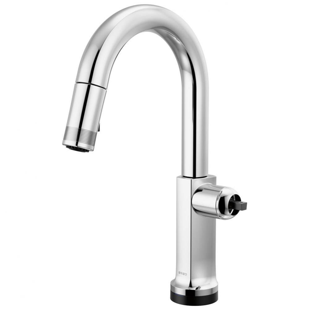 Kintsu® SmartTouch® Pull-Down Prep Faucet with Arc Spout - Less Handle