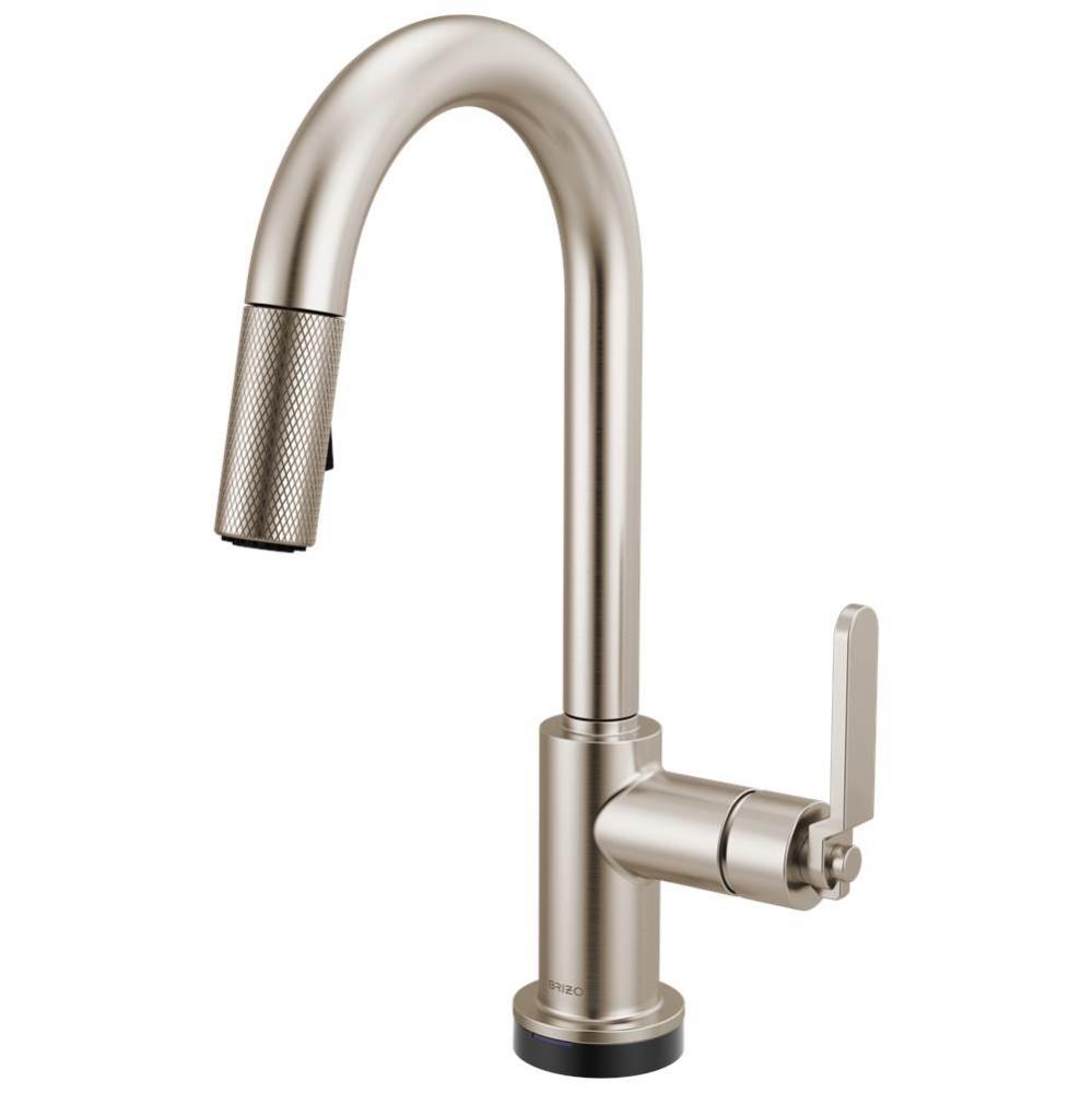 Litze® Smarttouch Pull-Down Prep Faucet with Arc Spout - Industrial Handle