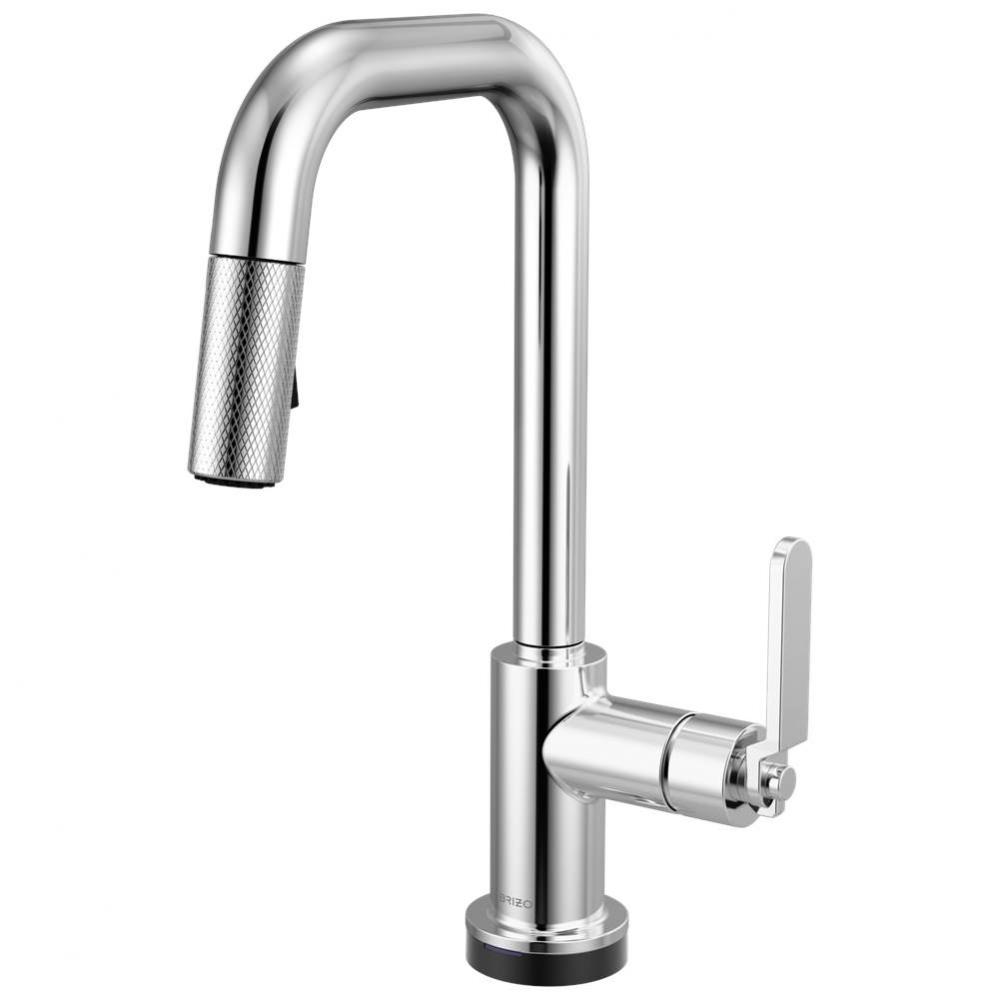 Litze® Smarttouch Pull-Down Prep Faucet with Square Spout - Industrial Handle