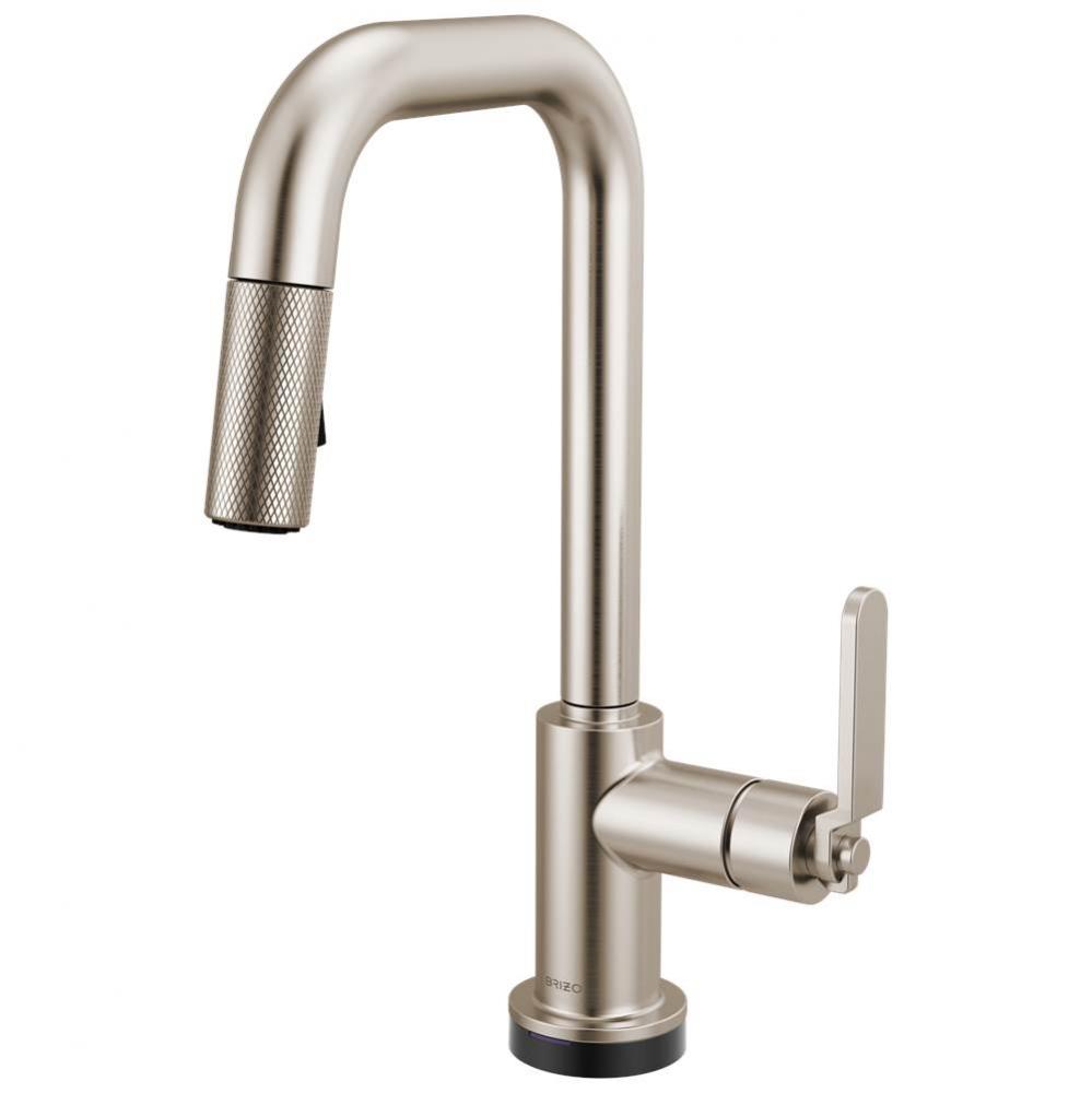 Litze® Smarttouch Pull-Down Prep Faucet with Square Spout - Industrial Handle