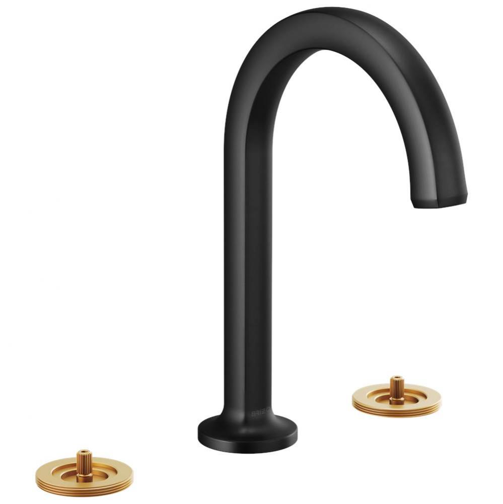 Kintsu® Widespread Lavatory Faucet with Arc Spout - Less Handles