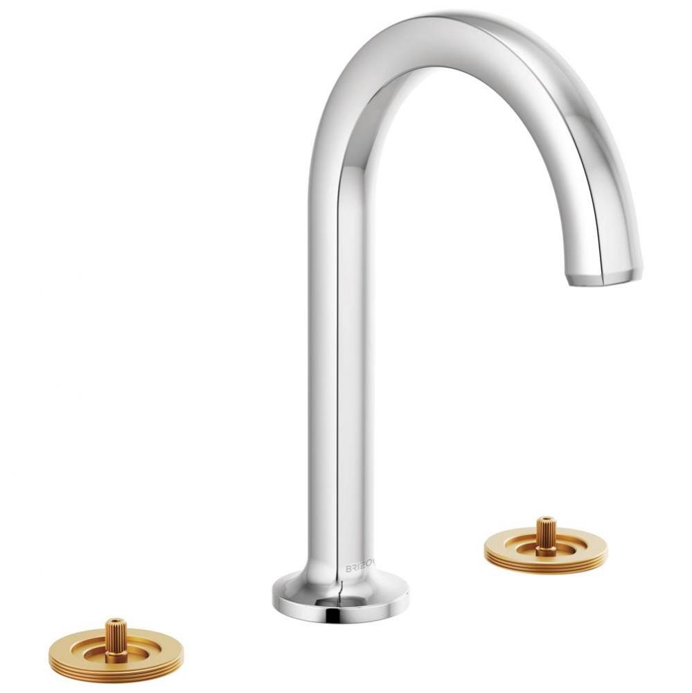 Kintsu® Widespread Lavatory Faucet with Arc Spout - Less Handles 1.5 GPM