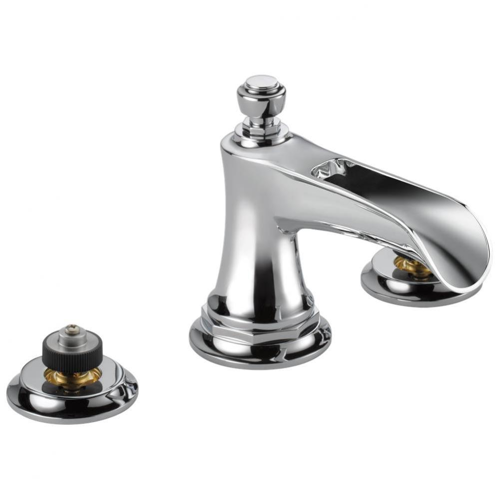 Rook® Widespread Lavatory Faucet with Channel Spout - Less Handles 1.2 GPM