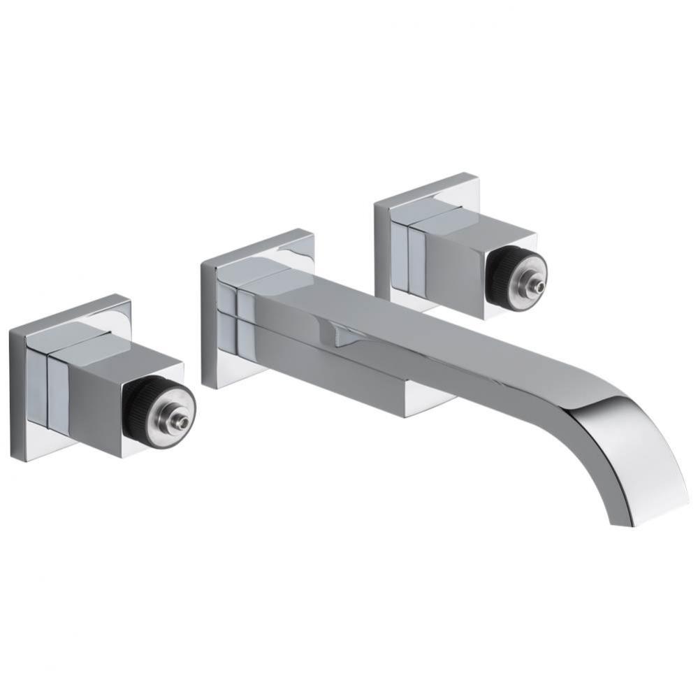 Siderna® Two-Handle Wall Mount Lavatory Faucet - Less Handles 1.2 GPM