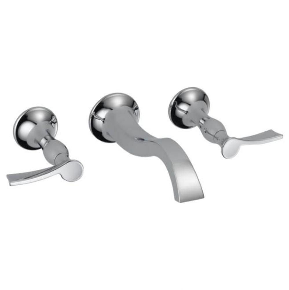 RSVP: Two-Handle Wall-Mount Lavatory Faucet - Less Handles