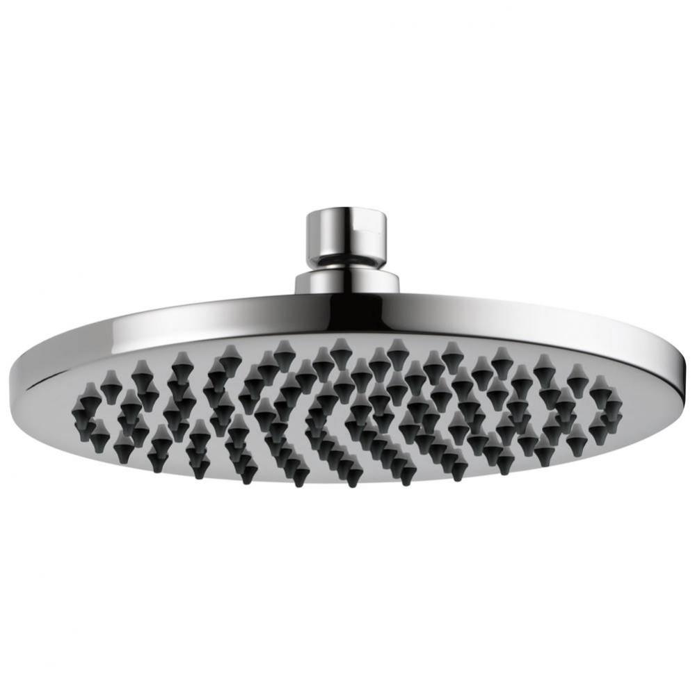 Universal Showering 8'' Linear Round Single-Function Raincan Shower Head - 2.5 GPM