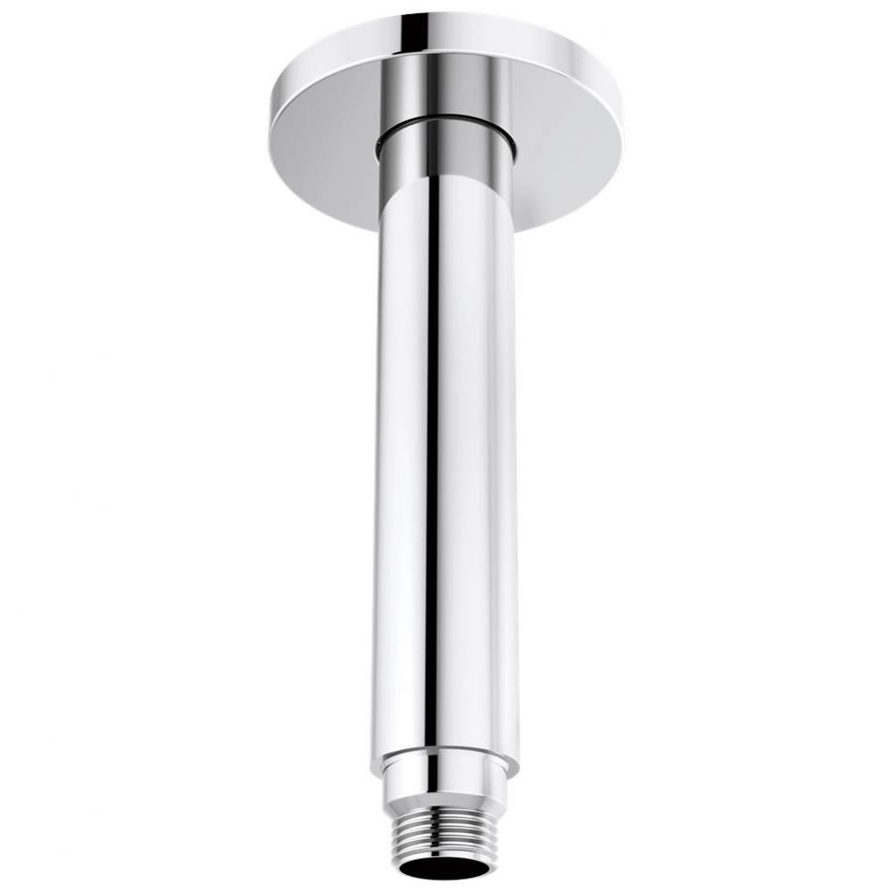Kintsu® 6'' Dual Waterway Ceiling Mount Shower Arm and Flange