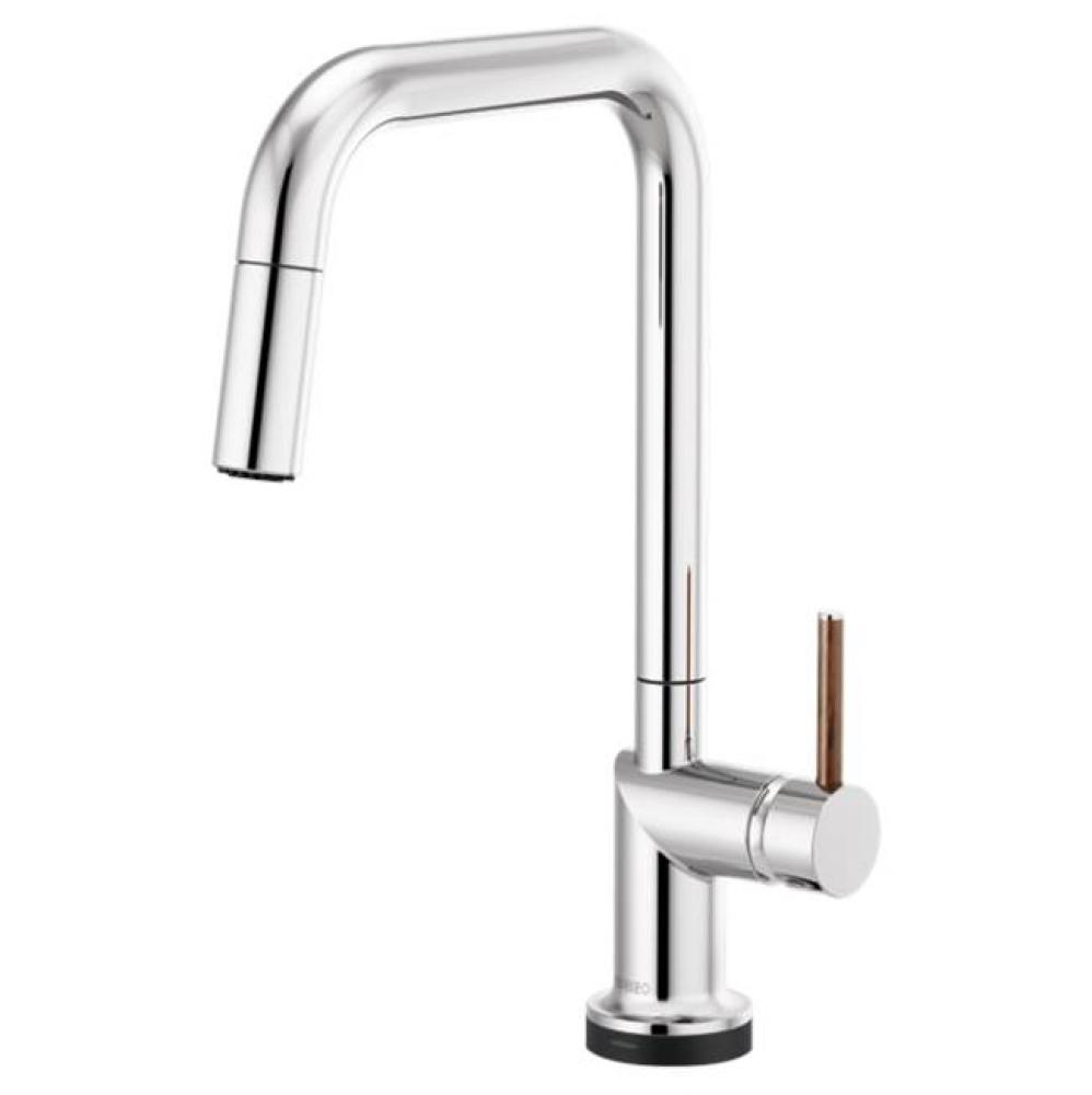 Odin® SmartTouch® Pull-Down Kitchen Faucet with Square Spout - Less Handle