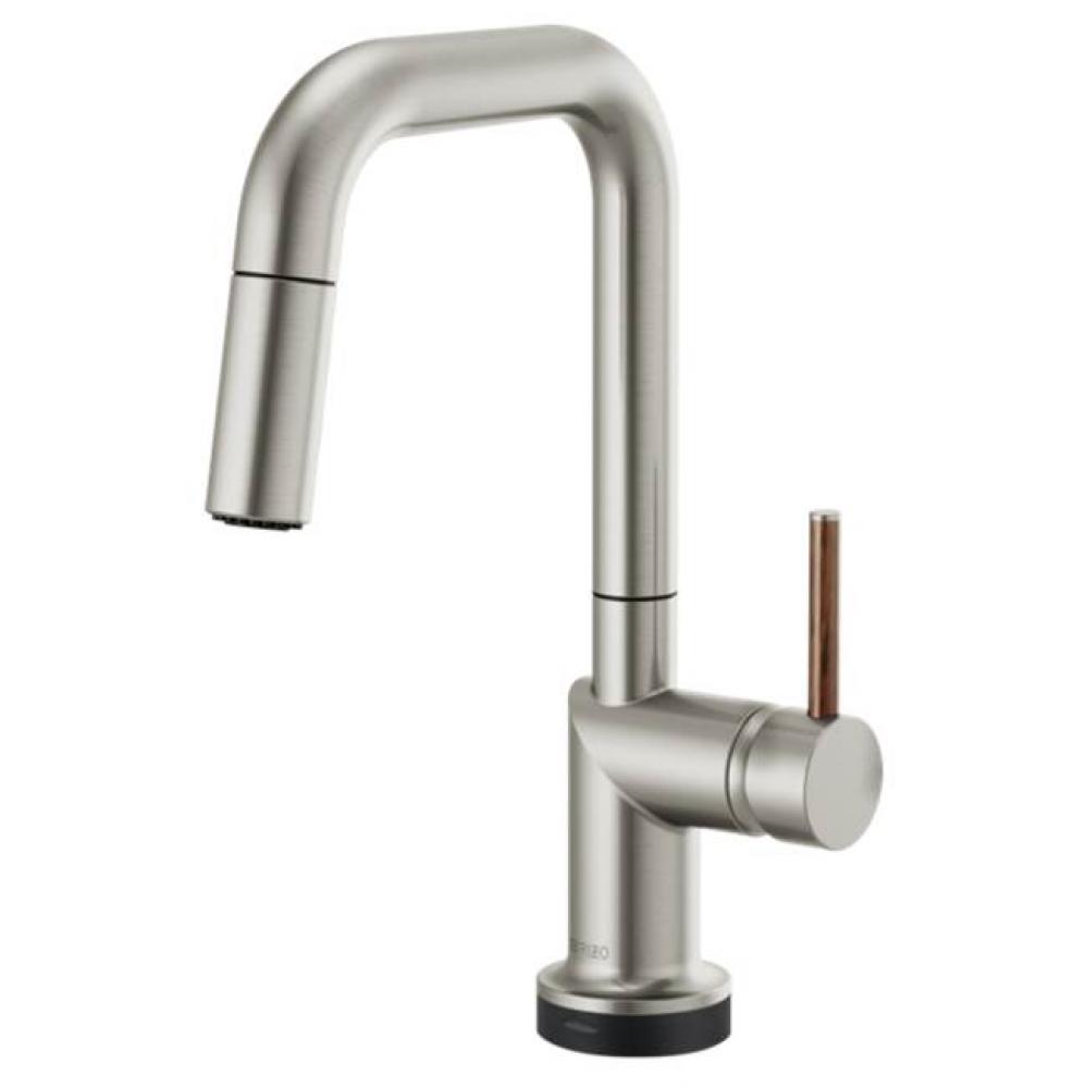 Odin® SmartTouch® Pull-Down Prep Kitchen Faucet with Square Spout - Less Handle