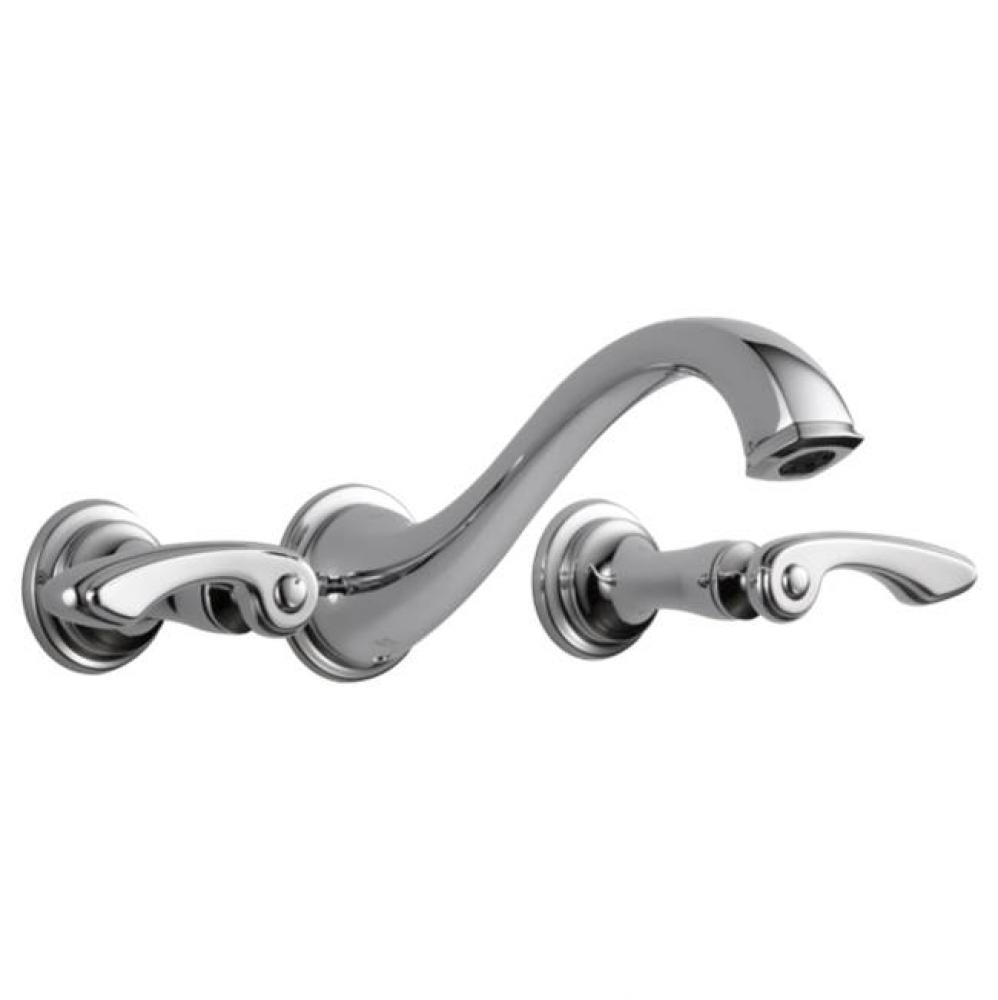 Charlotte® Two-Handle Wall Mount Lavatory Faucet - Less Handles 1.2 GPM