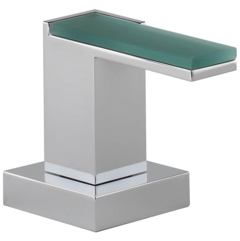 Siderna® Roman Tub Faucet Green Glass Lever Handle Kit