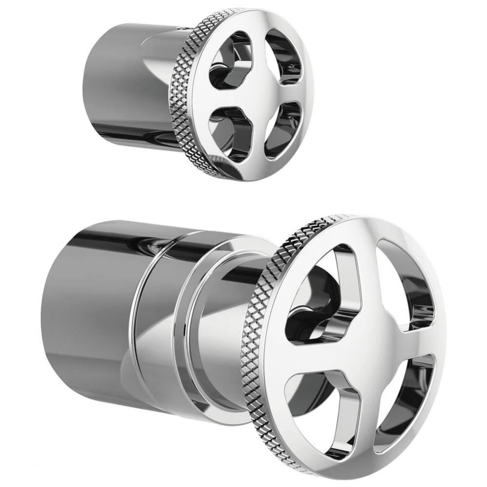 Litze® Pressure Balance Valve with Integrated Diverter Trim Wheel Handle Kit