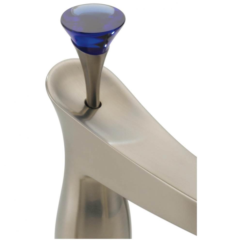 RSVP® Blue Glass Finial - Roman Tub
