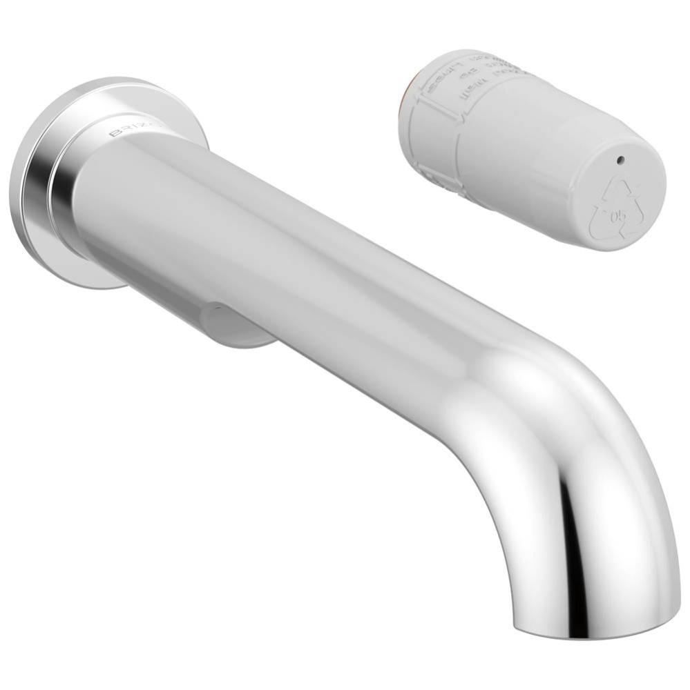 Roccesco Single-Handle Wall Mount Lavatory Faucet - Less Handle Chrome