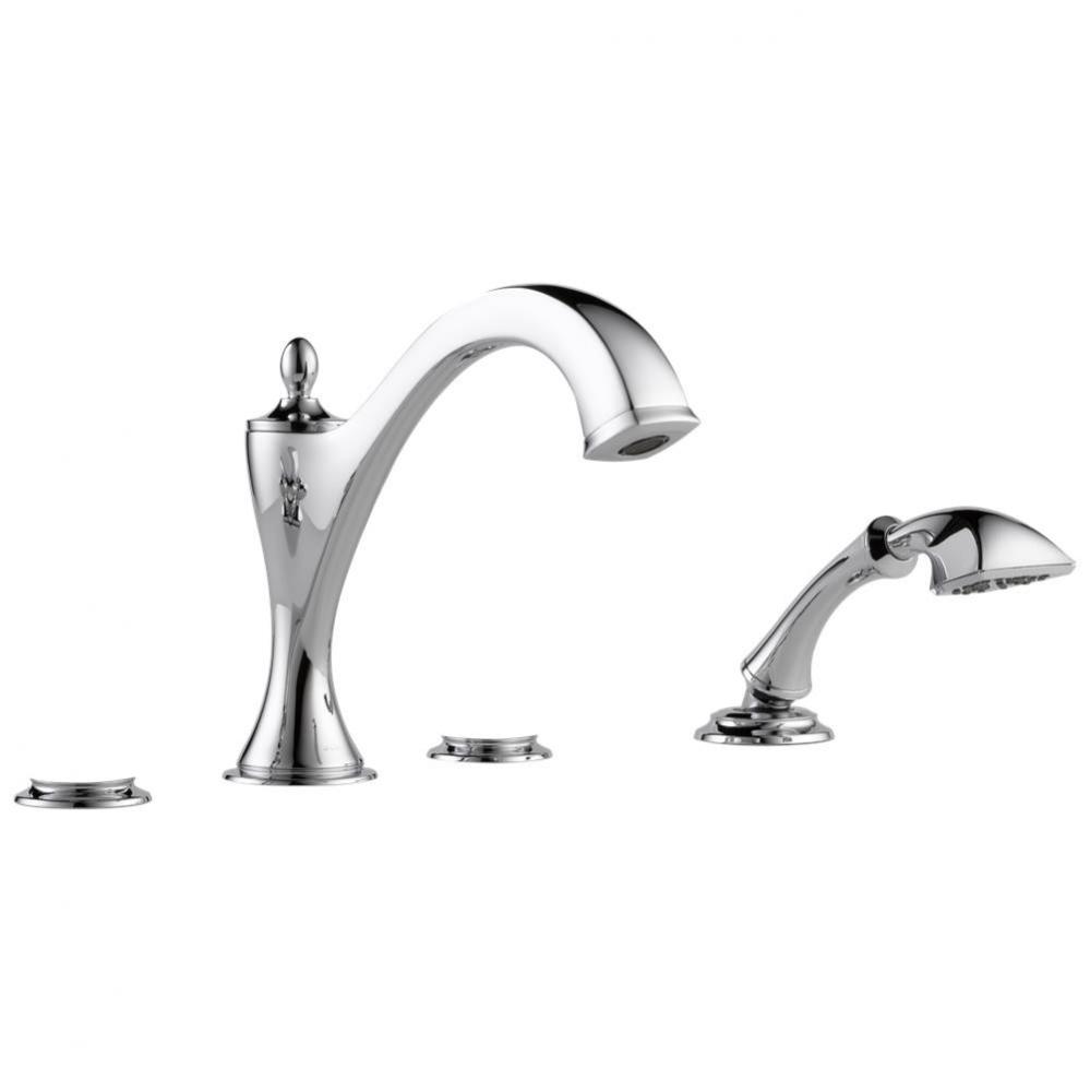 Charlotte® Roman Tub Faucet with Hand Shower Trim - Less Handles