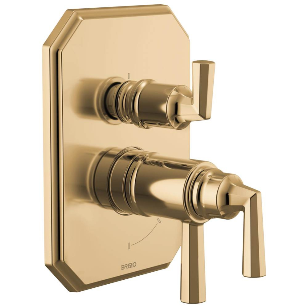 Beauclere™ TempAssure® Thermostatic Valve with Integrated 3-Function Diverter Trim