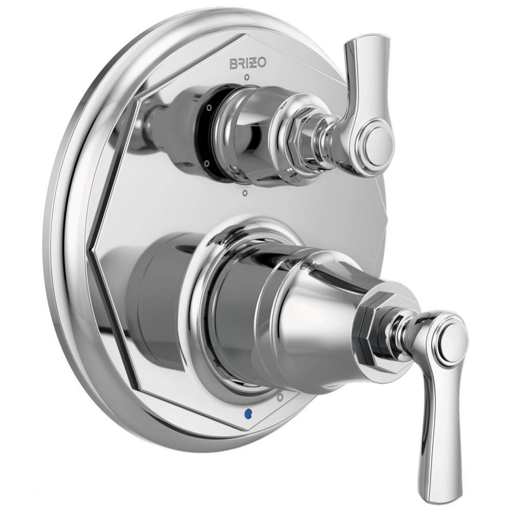 Rook® Pressure Balance Valve with Integrated 6-Function Diverter Trim