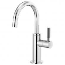 Brizo 61343LF-C-PC - Litze® Beverage Faucet with Arc Spout and Knurled Handle