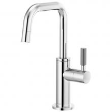 Brizo 61353LF-C-PC - Litze® Beverage Faucet with Square Spout and Knurled Handle
